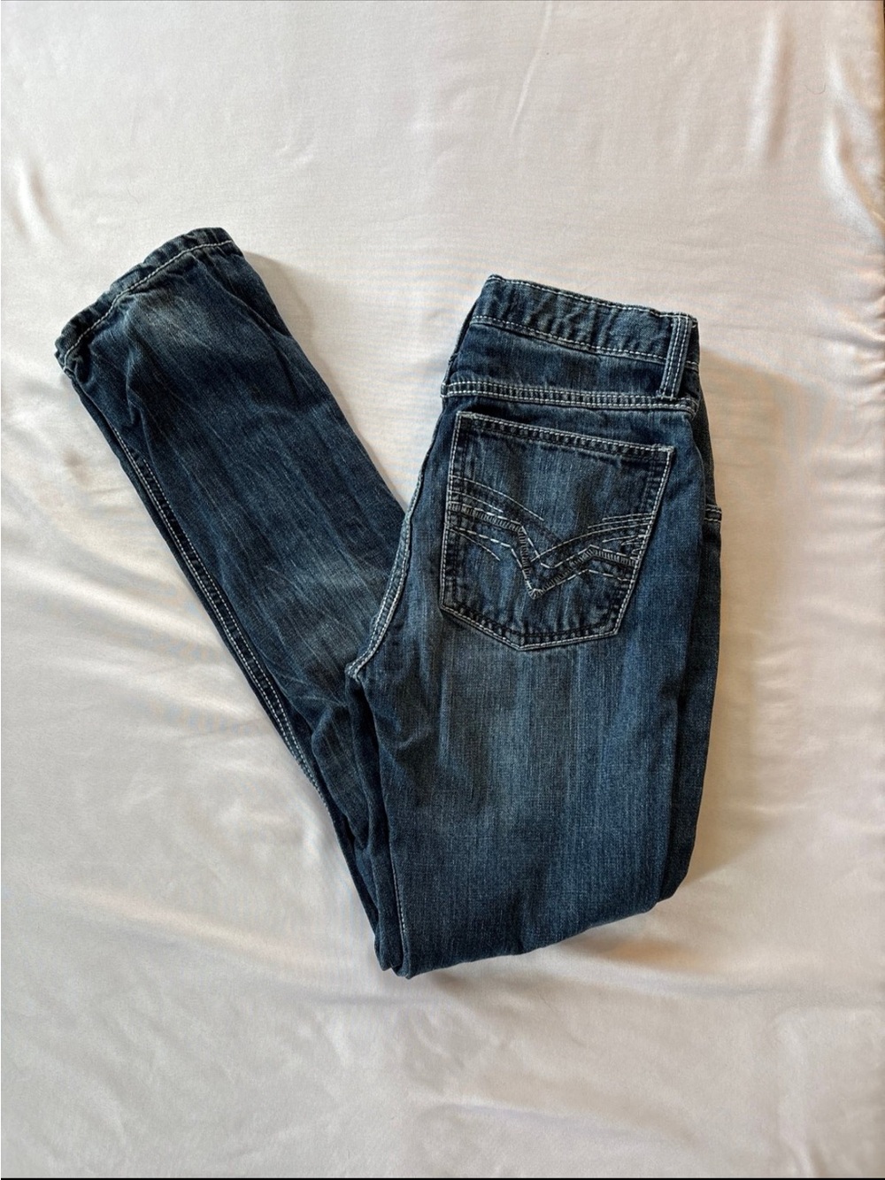 Wrangler 20X Women's Straight Leg Jeans - Dark Blue Wash